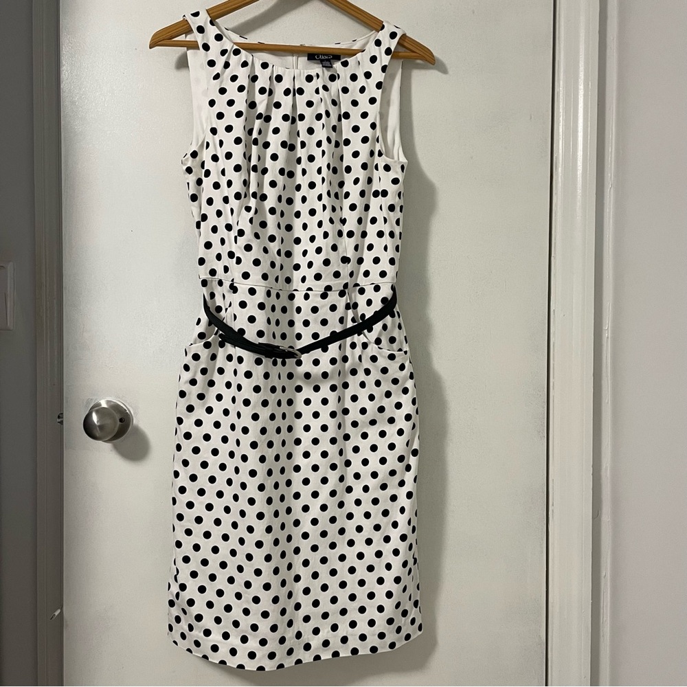 CHAPS Polka Dot Dress